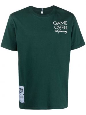 Camiseta con estampado Mcq verde