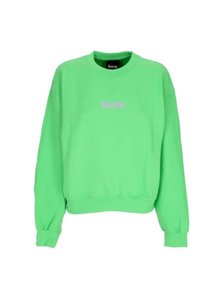 Sweatshirt mit rundhalsausschnitt Disclaimer grün