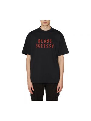 Koszulka z nadrukiem 44 Label Group czarna