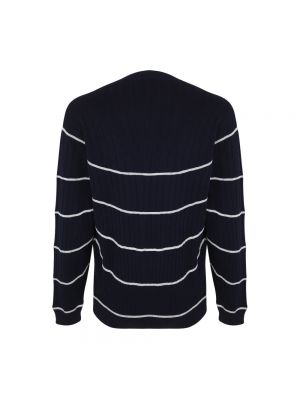 Suéter de cuello redondo Giorgio Armani azul