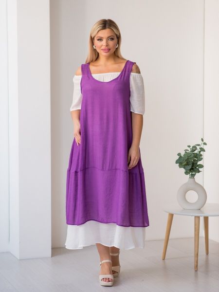 Платье Novita фиолетовое