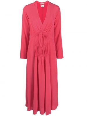 Midi obleka Isabel Marant roza