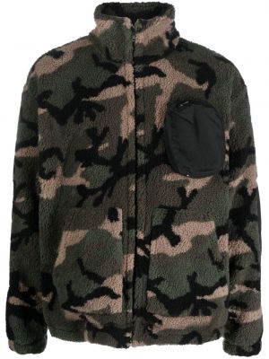 Fleece jacke mit camouflage-print Valentino Garavani