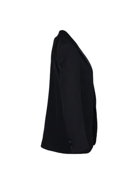 Chaqueta de lana retro Yves Saint Laurent Vintage negro