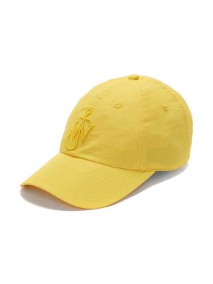 Siuvinėtas kepurė su snapeliu Jw Anderson geltona