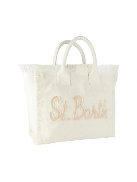 Bolso shopper elegante de algodón con flecos Mc2 Saint Barth