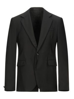 Blazer di lana mohair Versace nero