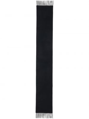 Κασκόλ κασμίρ με σχέδιο Alexander Mcqueen μαύρο