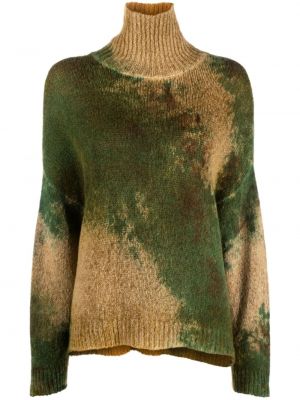 Камуфлажен пуловер от мерино вълна Avant Toi