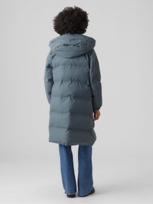 Prošívaný zimní kabát Vero Moda modrý
