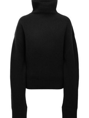 Черный кашемировый свитер Jacob Lee