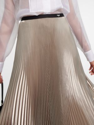 Plisované midi sukně Prada