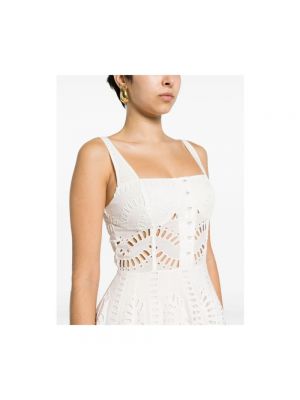Mini vestido de algodón Charo Ruiz Ibiza blanco