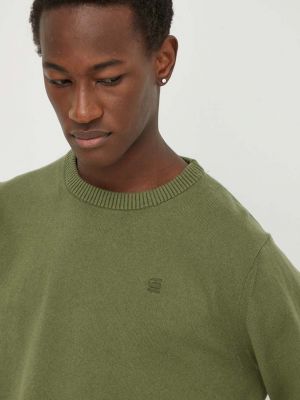 Sweter w gwiazdy G-star Raw zielony
