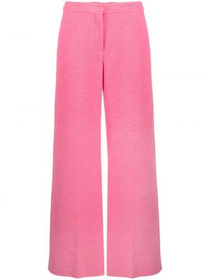 Παντελόνι με ίσιο πόδι Moschino ροζ