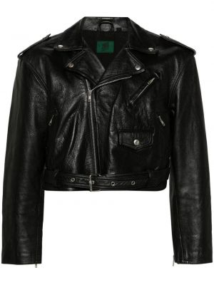 Kožená bunda Jean Paul Gaultier Pre-owned čierna