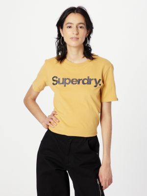 Tričko Superdry zlatá