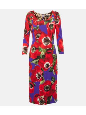 Floral silke dress Dolce&gabbana