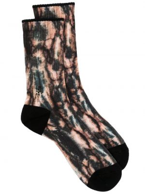 Чорапи бродирани с принт с абстрактен десен Gramicci черно