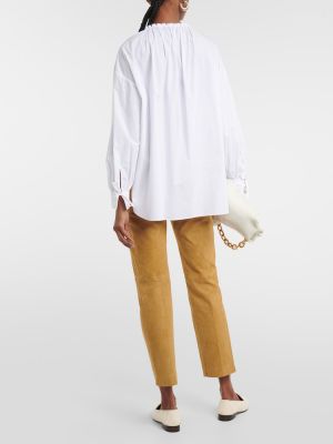 Памучна блуза Joseph бяло