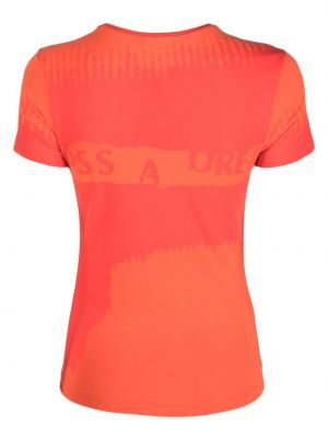 Vilnonis marškinėliai Paloma Wool oranžinė