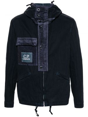 Jacke mit kapuze C.p. Company blau