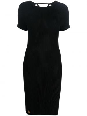 Плетена мини рокля Philipp Plein черно