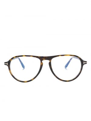 Lunettes de vue oversize Tom Ford Eyewear marron