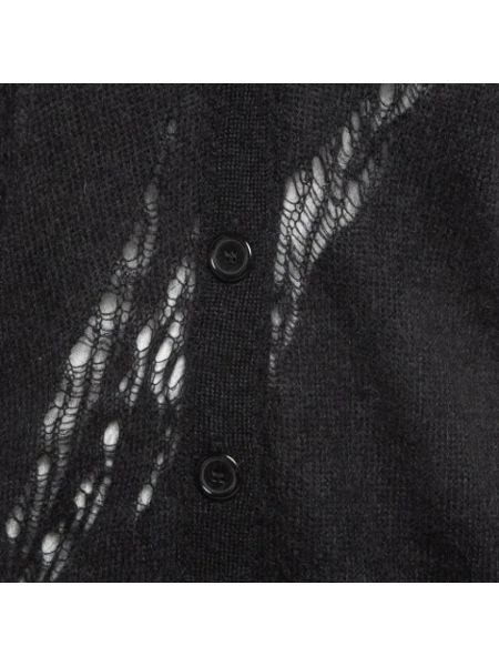 Top de malla Yves Saint Laurent Vintage negro