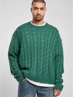 Džemperis Urban Classics Plus Size zaļš