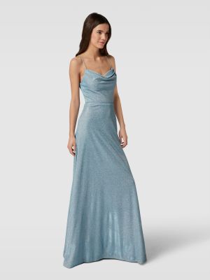 Sukienka midi Luxuar błękitna