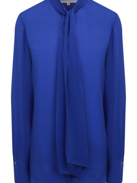 Шелковая блузка Noble&brulee синяя