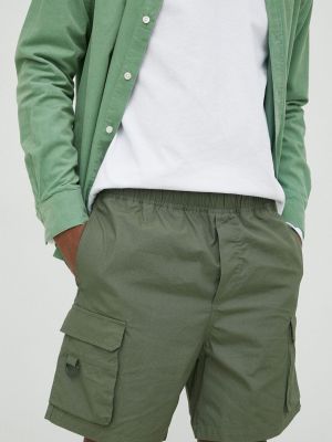 Pamučne kratke hlače Samsoe Samsoe zelena