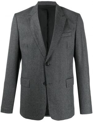 Blazer con botones con bolsillos Ami Paris gris