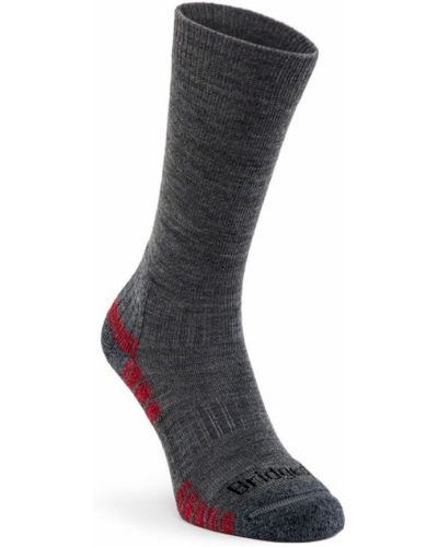Чорапи от мерино вълна Bridgedale сиво