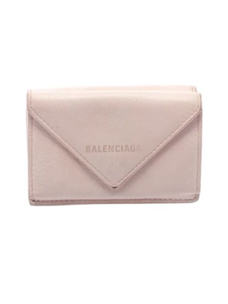 Retro leder geldbörse Balenciaga Vintage pink