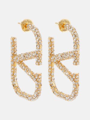 Σκουλαρίκια με πετραδάκια Valentino χρυσό