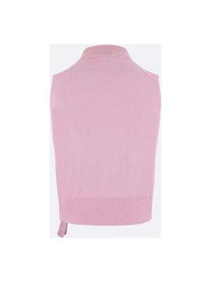 Sweter z kaszmiru Meryll Rogge różowy