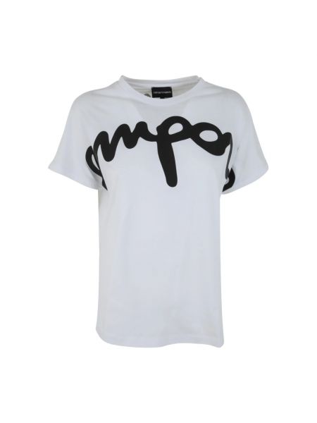 T-shirt avec manches courtes Emporio Armani blanc