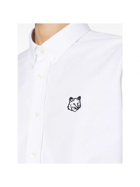 Haftowana koszula Maison Kitsune biała