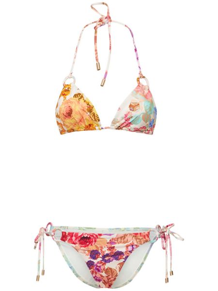 Bikini con estampado Zimmermann