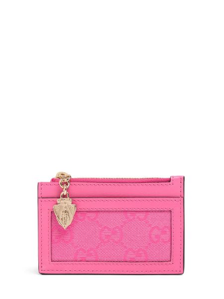Usnjena denarnica Gucci roza