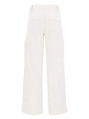 Bavlněné kalhoty Vince bílé