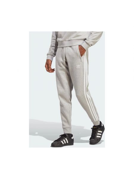 Pantalones de chándal a rayas Adidas gris