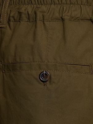 Voľné bavlnené nohavice Soeur khaki