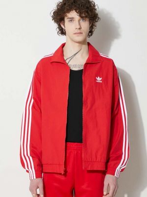 Bluza rozpinana pleciona Adidas Originals czerwona