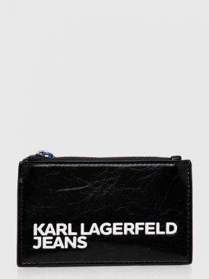 Denarnica Karl Lagerfeld Jeans črna
