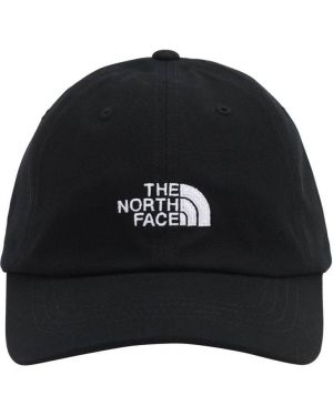 Памучна шапка с козирки The North Face бяло