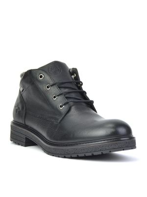 Кожаные ботинки на шнуровке Kangaroos черные