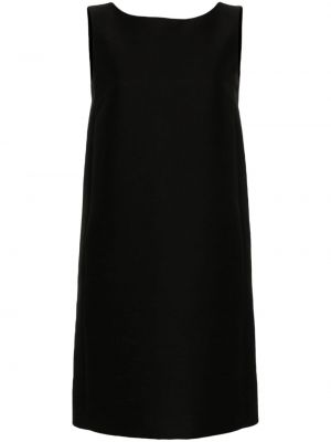 Βαμβακερή αμάνικο φόρεμα Moschino μαύρο